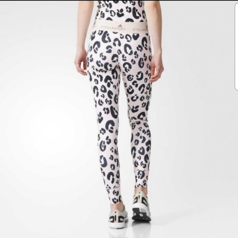 Adidas x Stella McCartney Leopard Leggings
